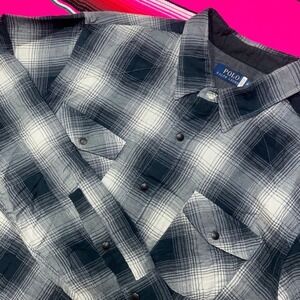 Polo Ralph‎ Lauren Brushed Plaid Flannel Shirt